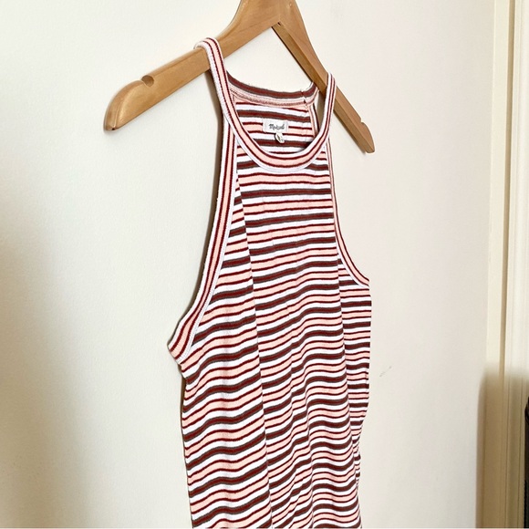 Madewell High-Neck Striped Tank - Picture 2 of 7